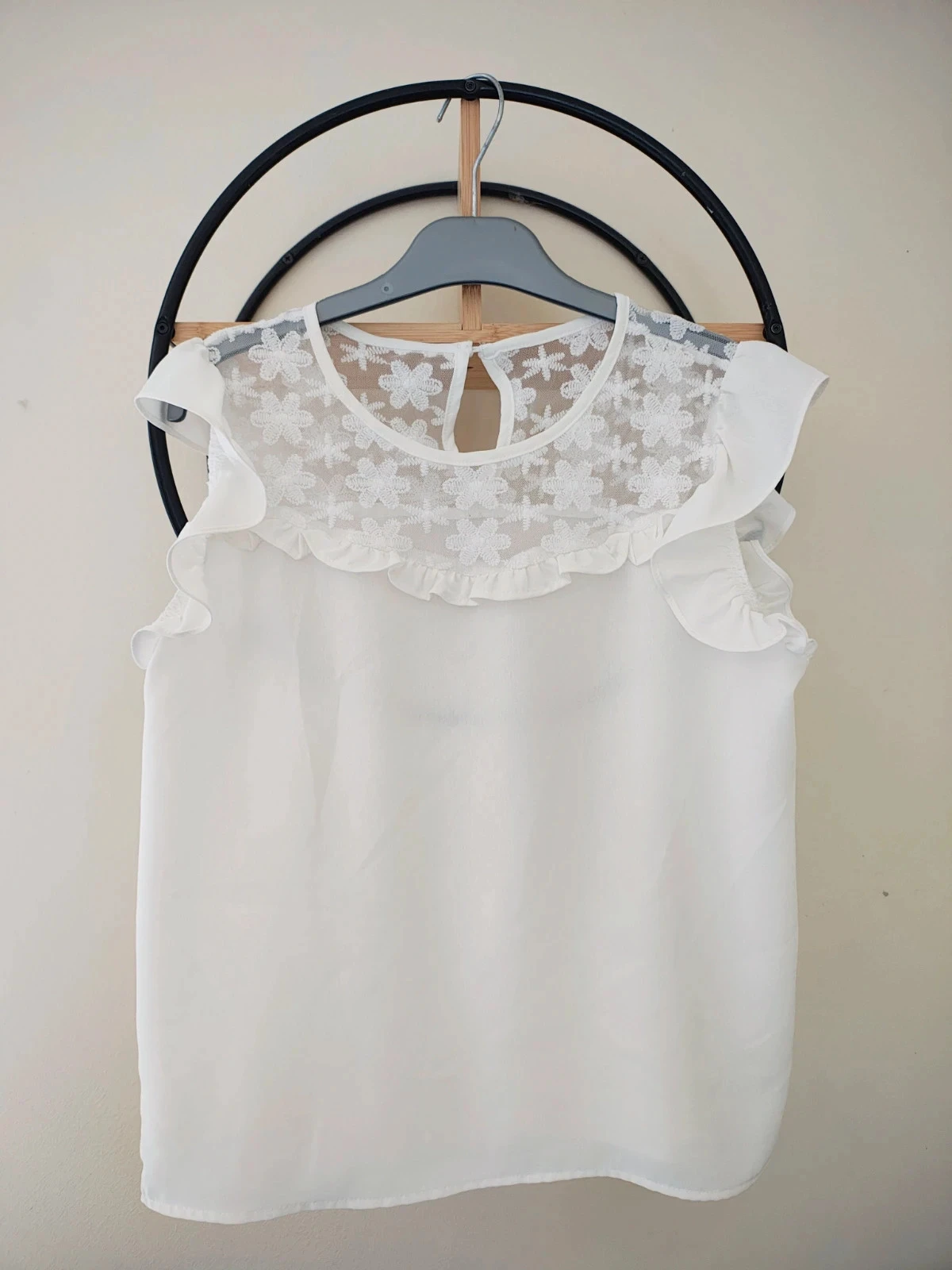 12 ans blouse légère étiquette coupée